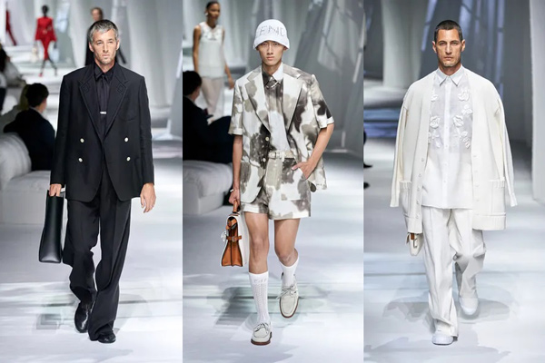 کالکشن مدل لباس مردانه بهار تابستان ۲۰۲۱ فندی